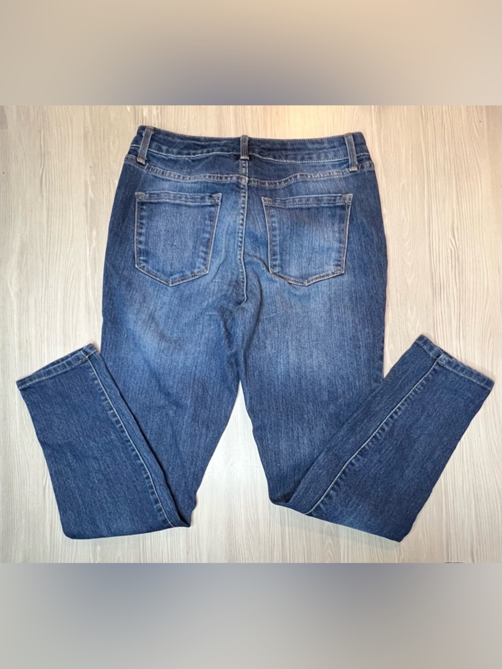 Nine West Gramercy Skinny Ankle Jeans‎ Women's Size 4 Blue Denim Stretch - Picture 6 of 6